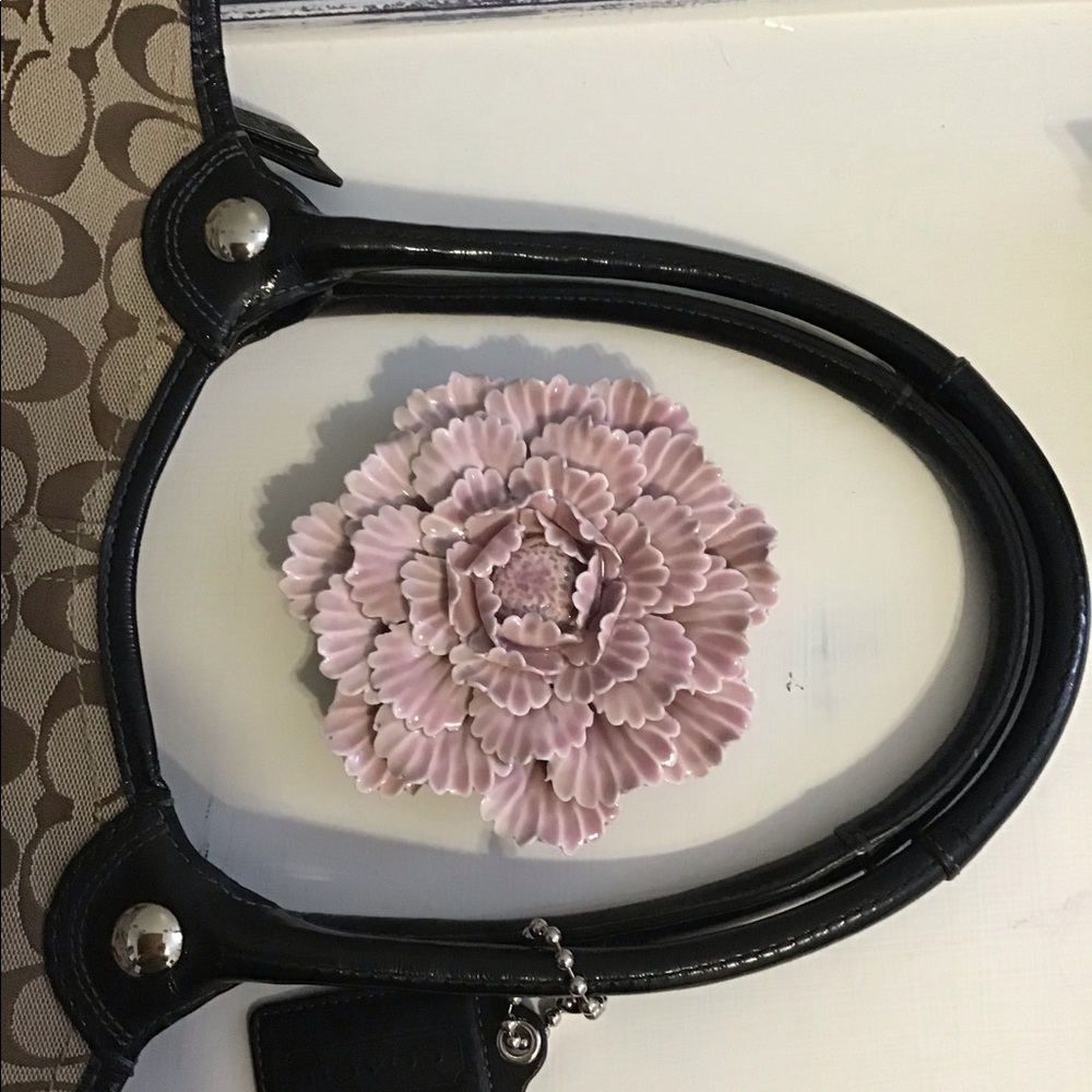 👜 EUC Coach Bleeker Signature Tote Large Bag. 👜 - Picture 6 of 8